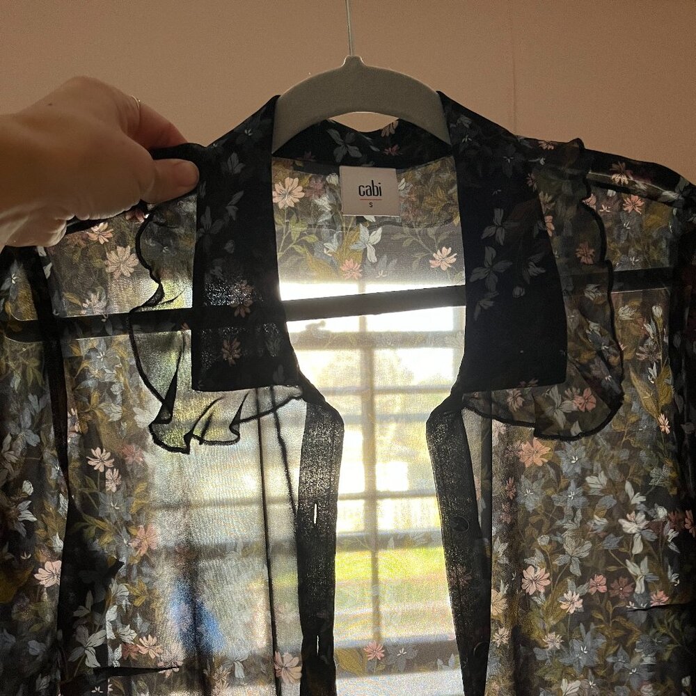 Sheer Black Top